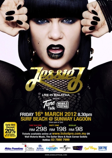 jessie j malaysia Jessie J Live in Malaysia